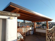 Tettoia di circa 5,50x 3,30 Metri in abete lamellare