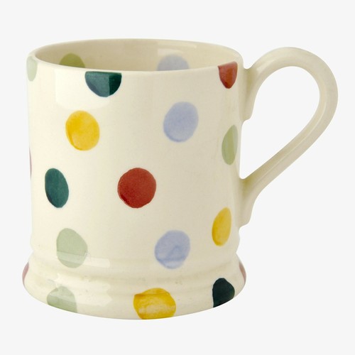 Polka dot pint mug emma - -,