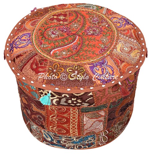 Pouf ottomano patchwork