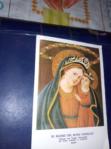 236 cartolina sacra madre - , del
