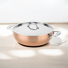 Tegame con coperchio cm.28 -