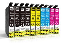 10 CARTUCCE EPSON 603XL   per