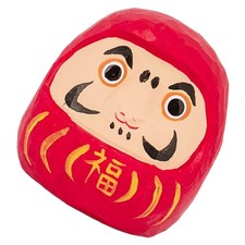  Mini Daruma in legno Bambole
