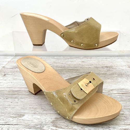 Scholl sandali tacco pelle - dr,
