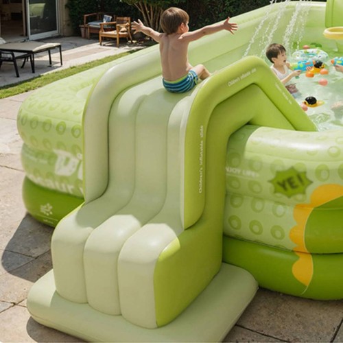 Piscina gonfiabile con scivolo - piscina,
