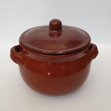 LA CUCINA DELLA NONNA PENTOLA TERRACOTTA CON COPERCHIO 18 -20-22- TEGAME 26 cm