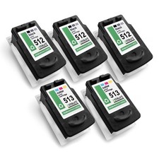 5x Cartuccia 3+2 XXL per Canon