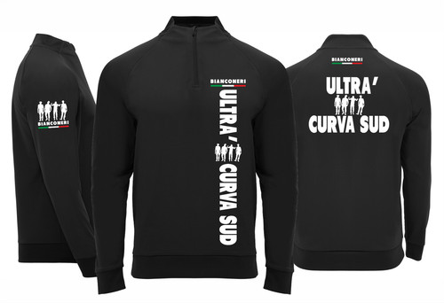 Felpa mezza zip - , curva