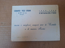 CARTOLINA BEFANA DEL VIGILE ARPAIA - 1959-1960