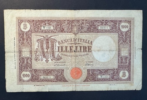 Banconota 1000 lire barbetti - banconota,