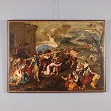Dipinto Copia da Pierre Mignard Gesù sul Cammino del Calvario '700 Antico