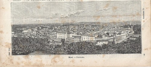 Stampa antica novi ligure - antica,