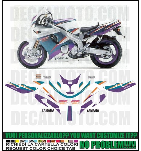 Adesivi fzr 600 - r, kit