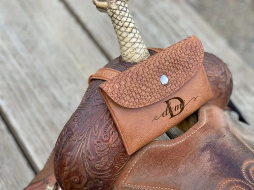 Personalized saddle pouch - personalized,