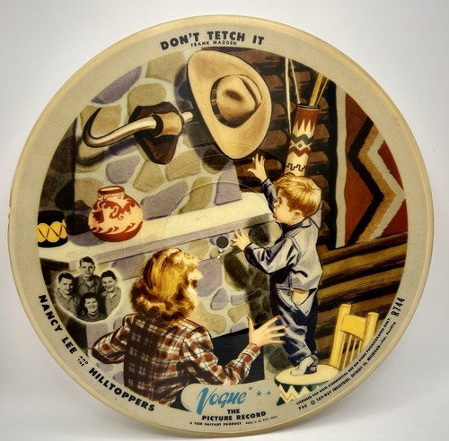 Vintage vogue picture record - picture,