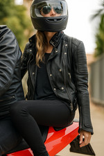 Giacca donna vera pelle di