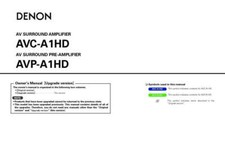 Denon AVC-A1HD Ricevitore