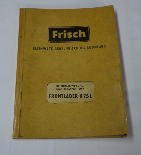 Istruzioni per uso frisch - istruzioni,