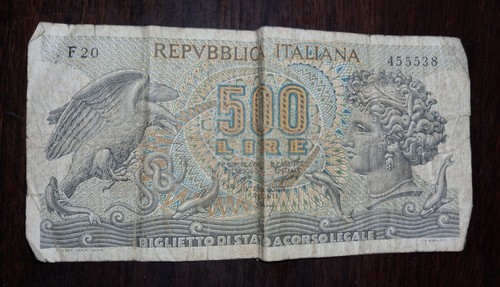 Banconota 500 cinquecento lire - 500,