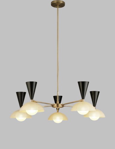 Lampadario bracci stilnovo - lampadario, 5