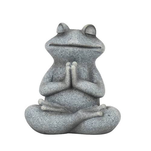 Rana meditazione resina - meditazione, in