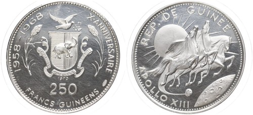 Guinea guinée 250 franchi - 250,