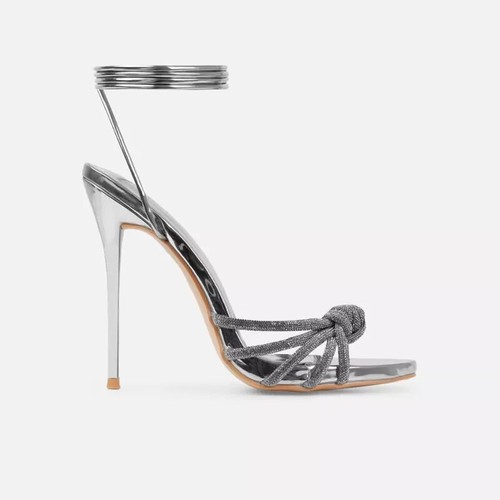 Sandali donna argento - 12,