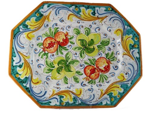 Centrotavola decorato mano - centrotavola, a