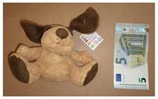 Cane peluche vintage morbido