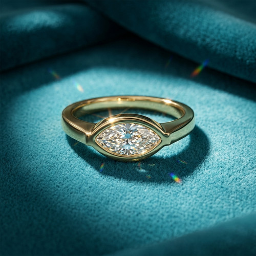 Anello premium oro giallo 18k - anello,