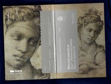 SAN MARINO 2025  EURO 2,00 MICHELANGELO 550° ANNIVERSARIO DELLA NASCITA