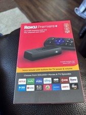 ROKU Premiere + Plus Lettore multimediale streaming 4K HDR SIGILLATO NUOVO