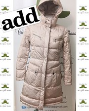 ADD PIUMINO IMBOTTITO DONNA a 3/4 con CAPPUCCIO PLATINO con MARTINGALA taglia 40