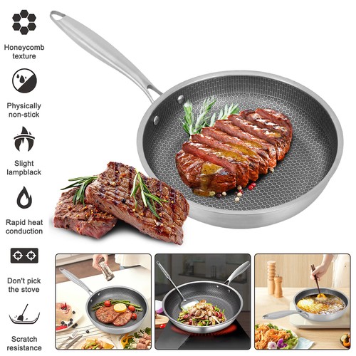 Padella acciaio inox extra - padella,