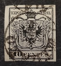 Francobollo Lombardo Veneto 10