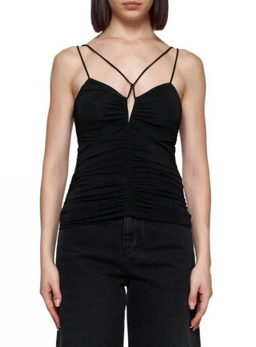 Top isabel marant leila nero - top,