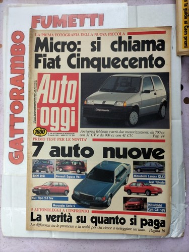 Auto oggi 229 fiat - auto,