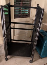 Armadio Rack 19'' 20 Unità per Audio Video Nero.