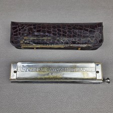 Vintage Hohner 64 Chromonica 4 ottave cromatiche armonica professionale Germania 