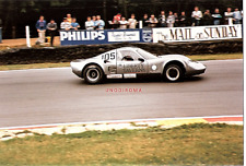 1986 a BRANDS HATCH CHEVRON B8 SPORT PROTOTIPO IN GARA FOTO ORIGINALE 10x14,8