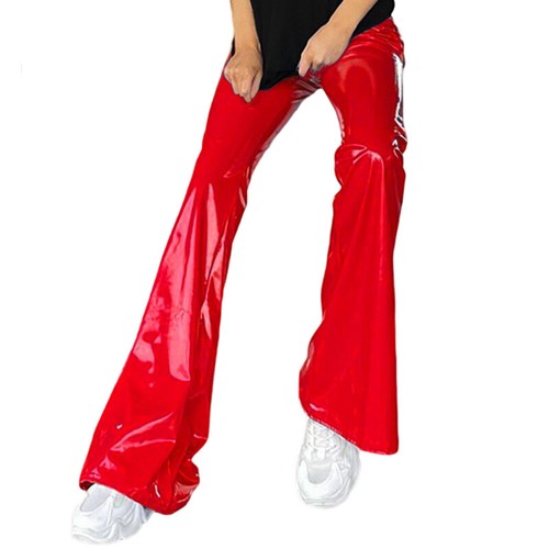 Pantaloni flared pu - pantaloni, in
