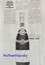 PUBLICITE PERRIER JOUET CHAMPAGNE EPERNAY BON PRETEXTE DE 1973 FRENCH AD PUB