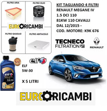 TAGLIANDO 4 FILTRI OLIO