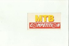 ADESIVO VINTAGE STICKER  MTB COMPETITION