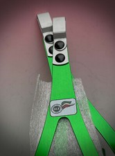 PEDALS TOE CLIPS ALE TORINO SUPERLEGGERI VERDI  SIZE "L" NOS FERMAPIEDI con viti