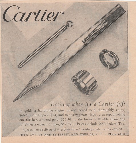 Cartier matita stuzzicadenti - cartier,