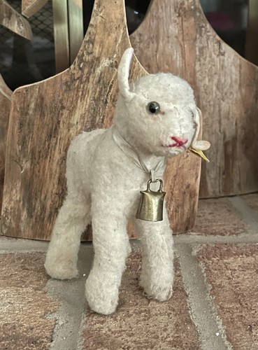 Vintage steiff lamby - steiff, 6”