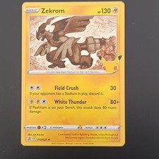 Carta Pokemon Zekrom 010/025 Celebrations Holo Inglese Near Mint A316