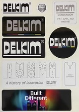 Confezione Adesivi Delkim