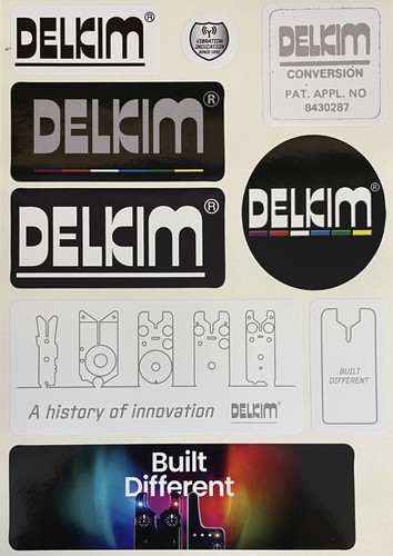 Confezione adesivi delkim - adesivi,